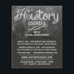 History Blackboard, History Coursing Werbung Flyer<br><div class="desc">History Blackboard,  History Course Werbung Flyer durch den Business Card Store.</div>