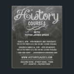History Blackboard, History Coursing Werbung Flyer<br><div class="desc">History Blackboard,  History Course Werbung Flyer durch den Business Card Store.</div>
