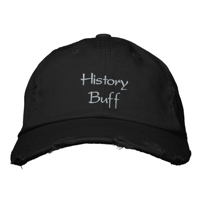 History Buff Cap / Hat Bestickte Kappe (Vorderseite)