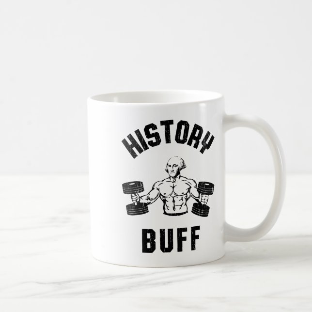 History Buff Funny George Washington Workout , Sma Kaffeetasse (Rechts)