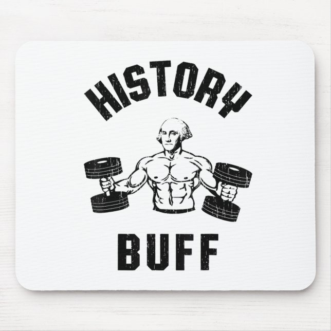 History Buff Funny George Washington Workout , Sma Mousepad (Vorne)