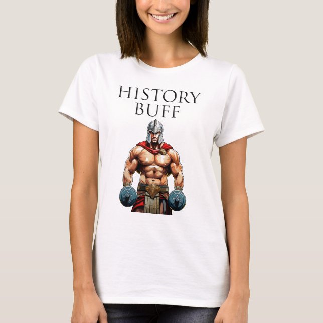 History Buff Roman Centurion T-Shirt (Vorderseite)
