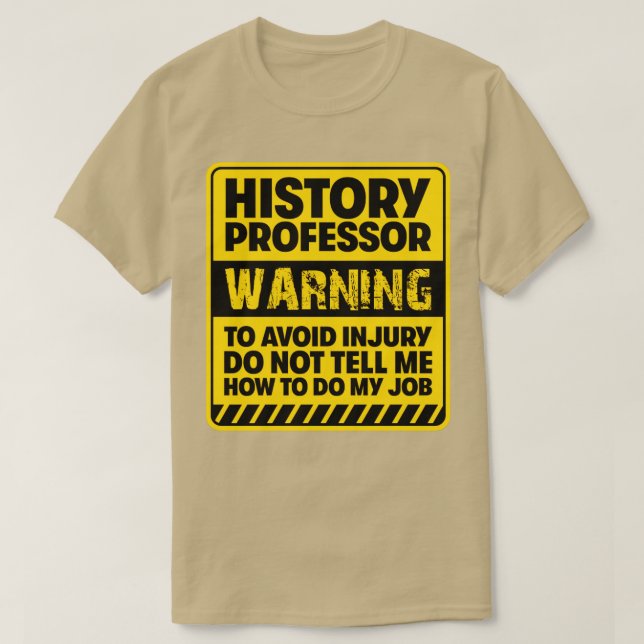 History Professor2 T-Shirt (Design vorne)