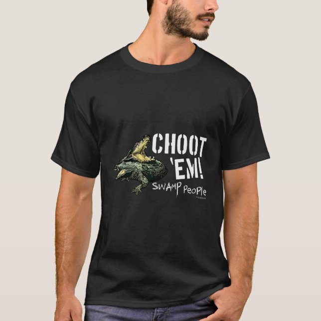 History Swamp People wählen 'Em T-Shirt (Vorderseite)