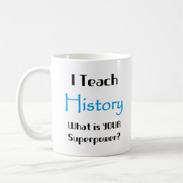 history teach kaffeetasse (Links)