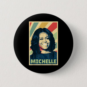 History- und Politik-Shop Michelle Obama Vintage Button