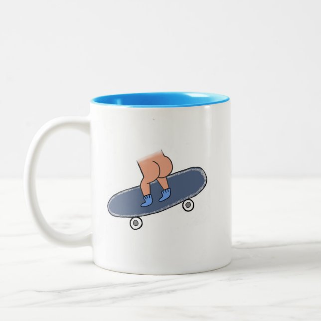 Hit auf dem Deck Zweifarbige Tasse (Links)