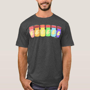 Hit auf der Rainbow Poppers Modern T-Shirt