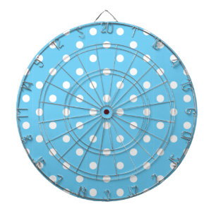 HIT Blue Polka Dot Dart Board Dartscheibe
