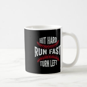 Hit Hard Run Fast Turn Verlassen Funny Sell Player Kaffeetasse