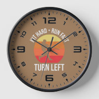 Hit Hard Run Fast Turn Verlassen