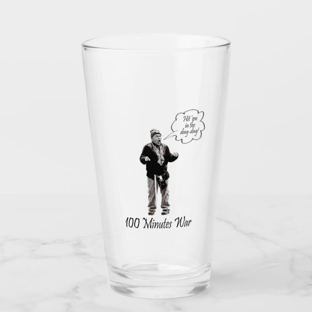 Hit sie in der ding 100 Minuten Bier Tumbler (Vorderseite)