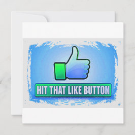 Hit That Like Button Einladung