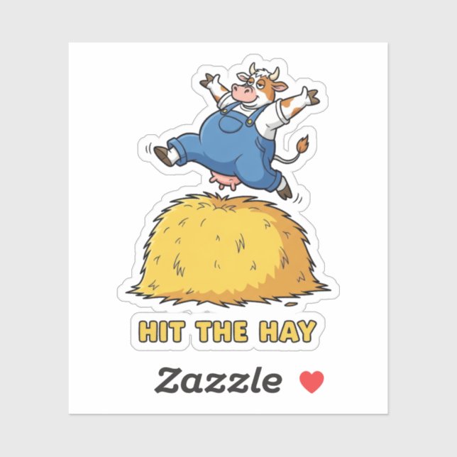Hit the Hay Aufkleber (Blatt)