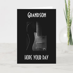 HIT THE RIGHT NOTES ON YOUR BIRTHDAY **GRANDSON** KARTE