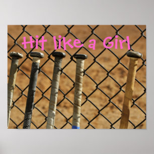 Hit wie ein Mädchen Poster