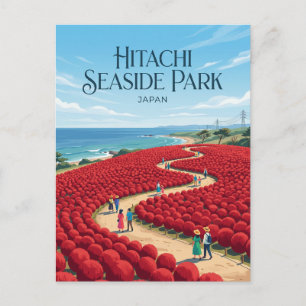 Hitachi-Seaside-Park Japan Postkarte