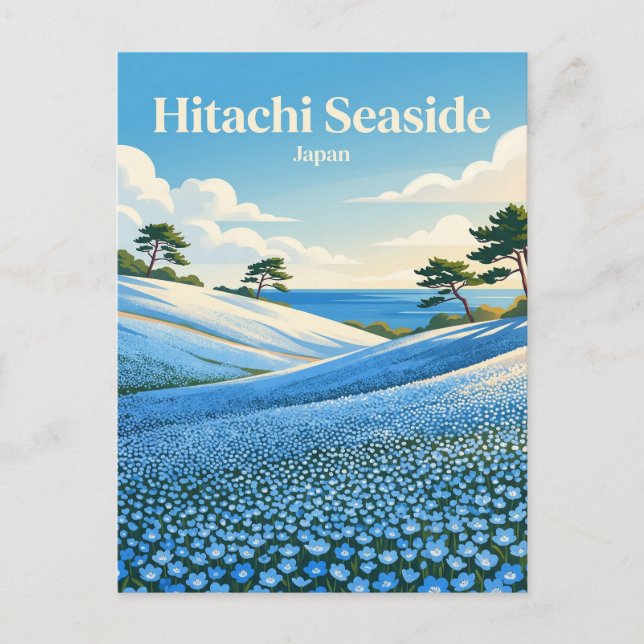 Hitachi-Seaside-Park Japan Postkarte (Vorderseite)