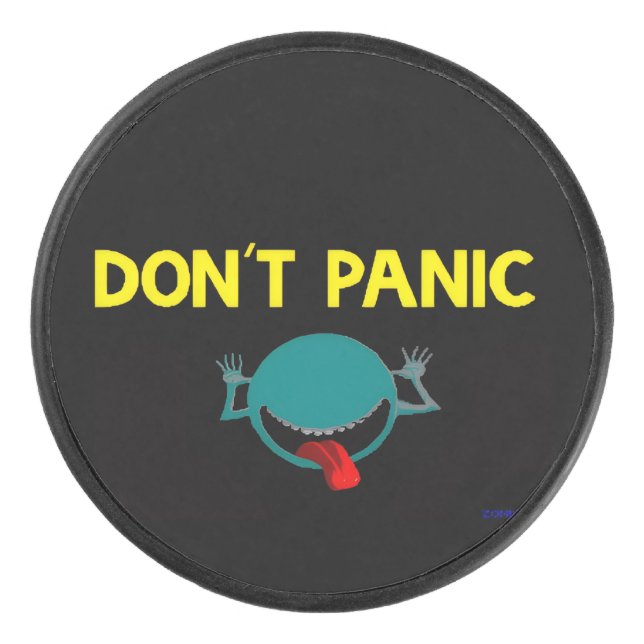 Hitch Hiker's Eishockey Puck (Vorderseite)