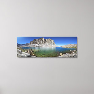 Hitchcock über dem Unteren Hitchcock-See - Sierra Leinwanddruck