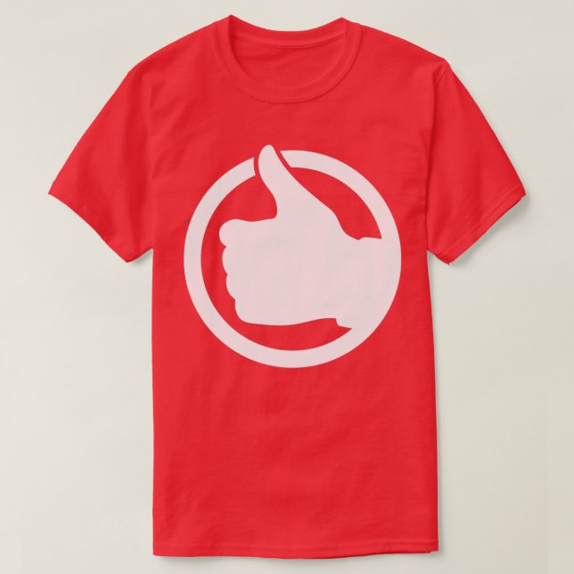 Hitchhikers Guide Daumen T-Shirt (Design vorne)
