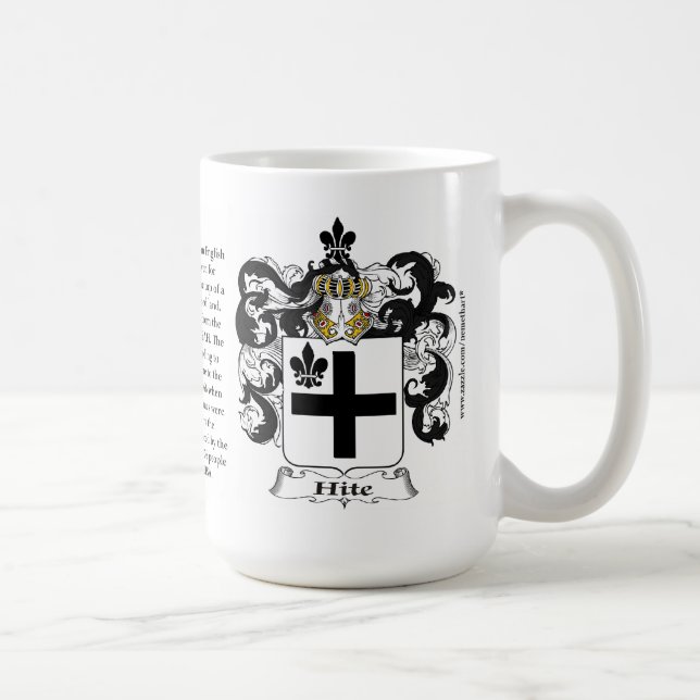 Hite, der Ursprung, die Bedeutung und das Wappen Tasse (Rechts)