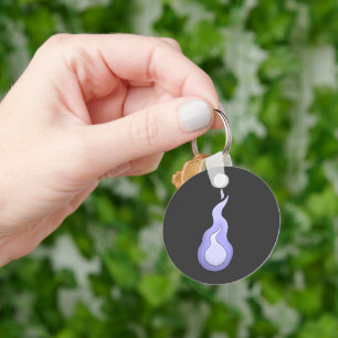 Hitodama Flame: Japanischer Geist Yokai Schlüsselanhänger