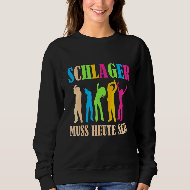 Hits und Bier Deshalb bin ich hier Festival 2 Sweatshirt (Vorderseite)