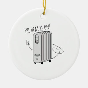 Hitze ist eingeschaltet keramikornament