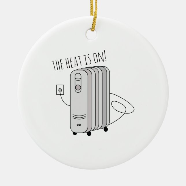 Hitze ist eingeschaltet keramikornament (Vorne)