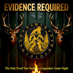 Hitze von Bullseyes und Bigfoot Dreams Dartscheibe