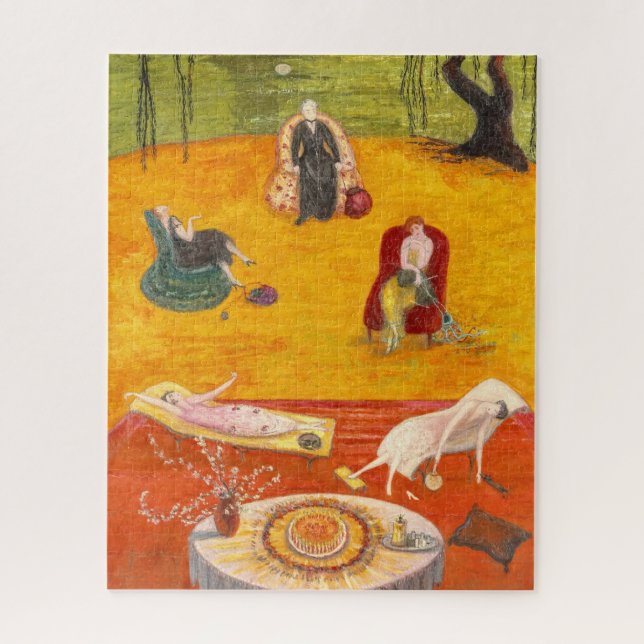 Hitze von Florine Stettheimer Puzzle (Vertikal)