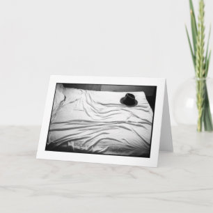 HITZEN AUF BETTkarte Karte