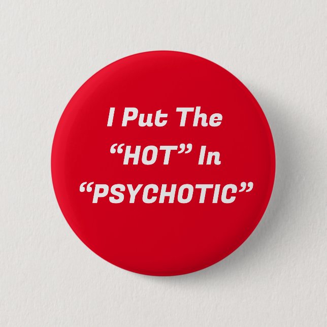 Hitzewallungen Button (Vorderseite)