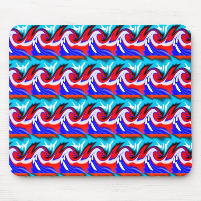Hitzewellen Kunst Mousepad (Vorne)