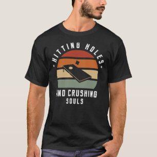Hitzewellen und Soule zerkleinern - Cornhole-Klass T-Shirt