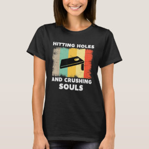 Hitzewellen und Soule zerkleinern Cornhole Vintag T-Shirt
