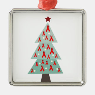 HIV Aids Awareness Weihnachtsbaum Ornament Aus Metall
