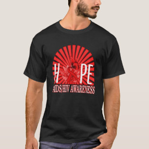 HIV-Aids-Bewusstseinsmonat Hoffnung Roter Band Kri T-Shirt