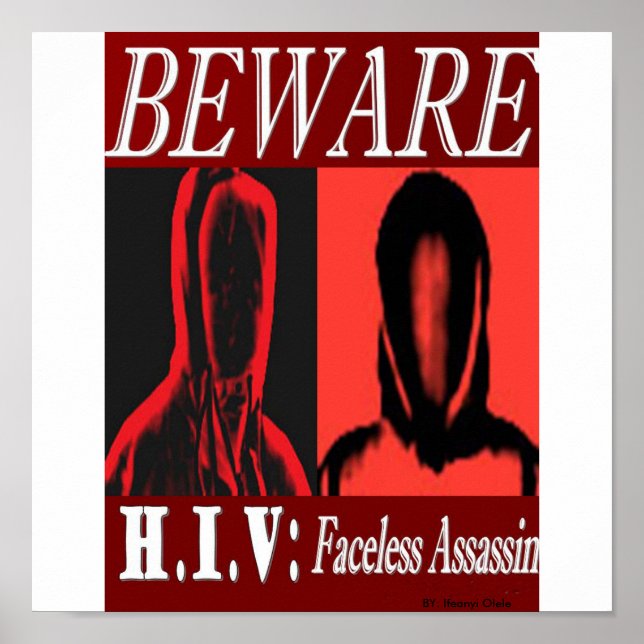 HIV ASSASSIN PIC POSTER (Vorne)