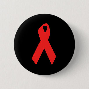 HIV BEWUSSTSEINS-/AIDS-BAND BUTTON