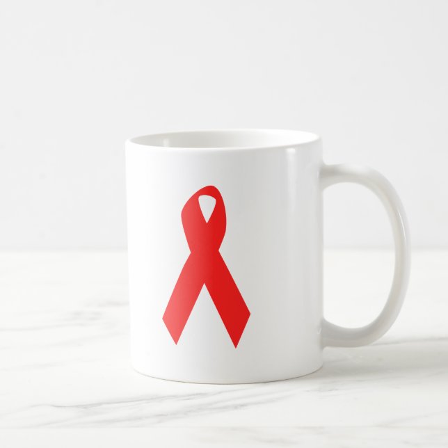 HIV BEWUSSTSEINS-/AIDS-BAND KAFFEETASSE (Rechts)