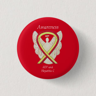 HIV - Hepatitis C - Bewusstsein Angel HCV Multifun Button