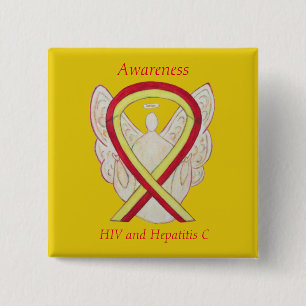 HIV - Hepatitis C - Bewusstsein Angel HCV Multifun Button