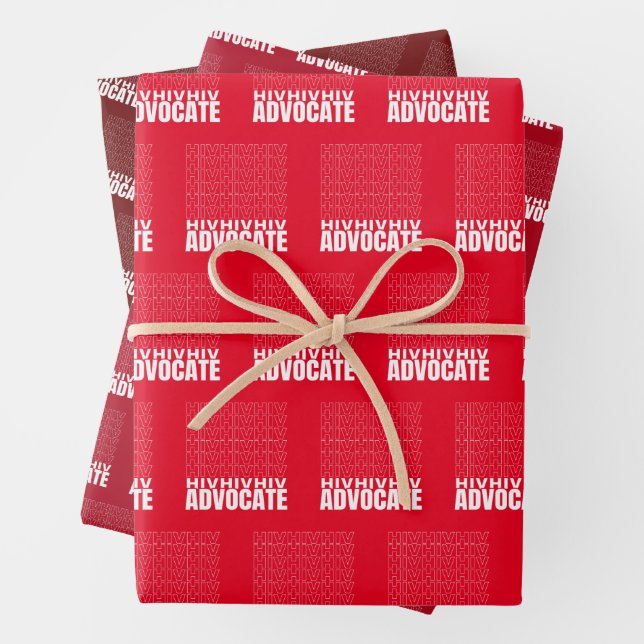 HIV HIV-Advocate Geschenkpapier Set (Beispiel)