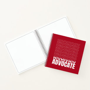 HIV HIV-Advocate Notizbuch
