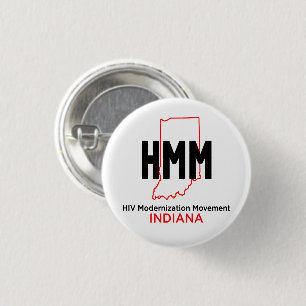 HIV-Modernisierungsbewegung Indiana Button