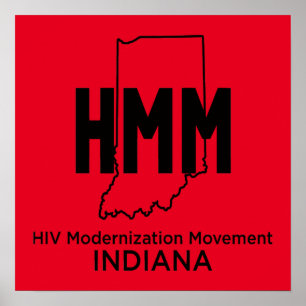 HIV Modernisierungsbewegung Indiana Poster