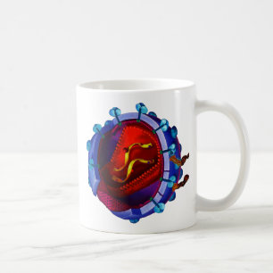 Hiv-Virus (HIV/AIDS Wohltätigkeit) Kaffeetasse