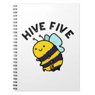 Hive Five Lustig High Five Bienenwitz Notizblock